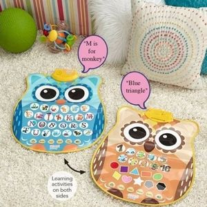 Double Sided Educational Owl Mat New